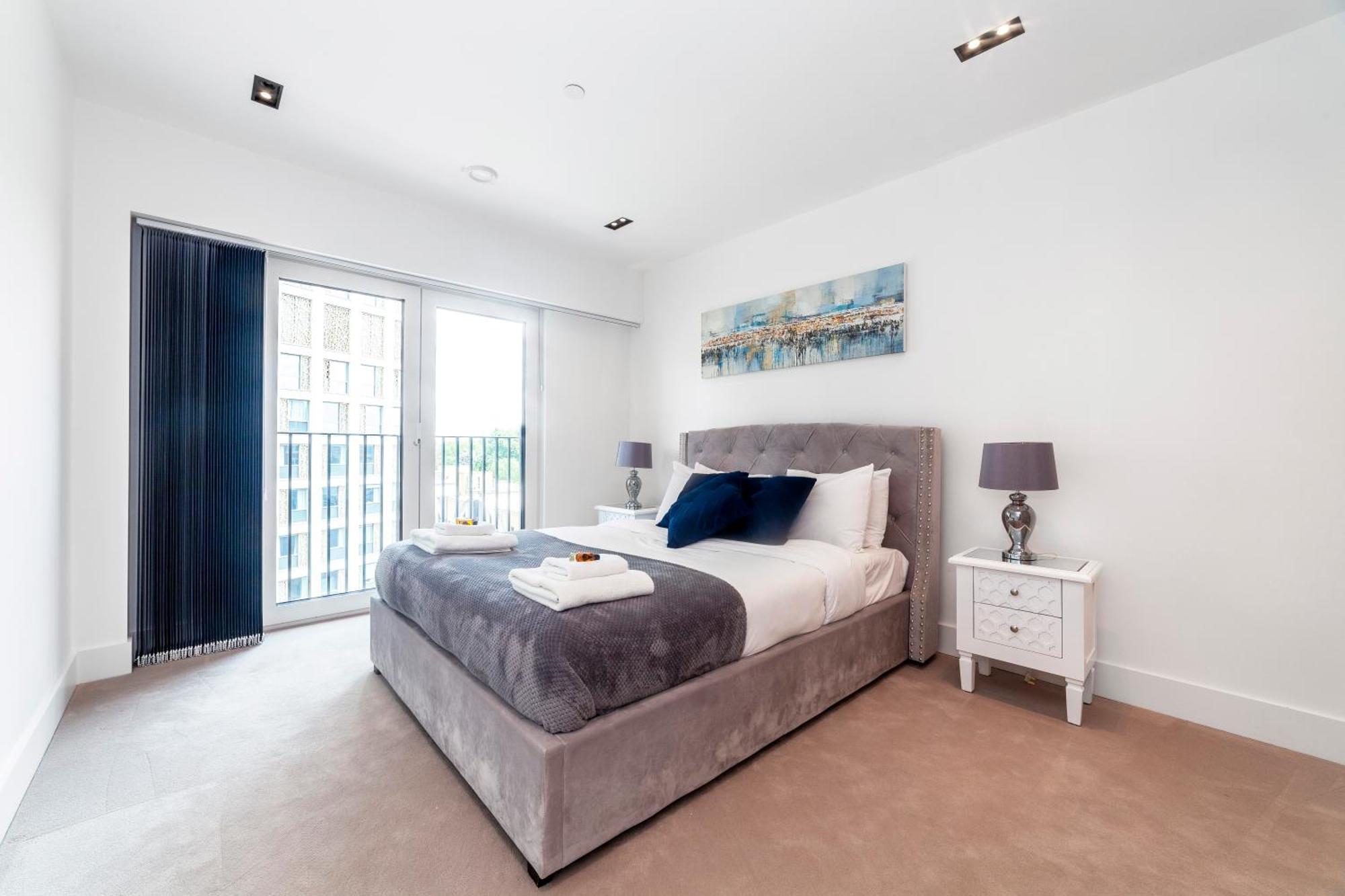 Apartament Stylish 2bdr Flat, Comm Garden I Smarthost *